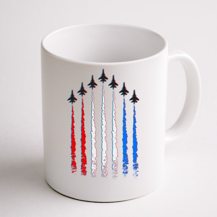 AIr Force Red White & Blue Trail Front & Back Coffee Mug