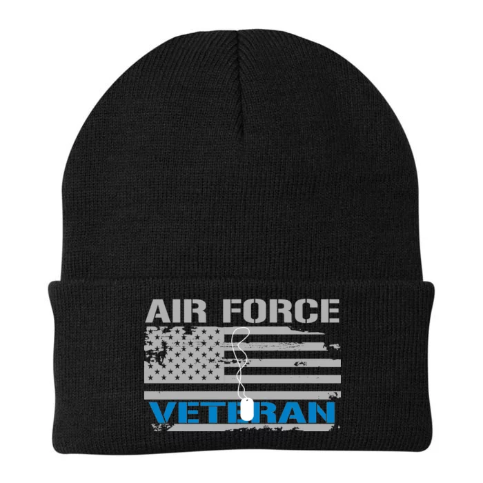 Air Force Veteran Flag Knit Cap Winter Beanie