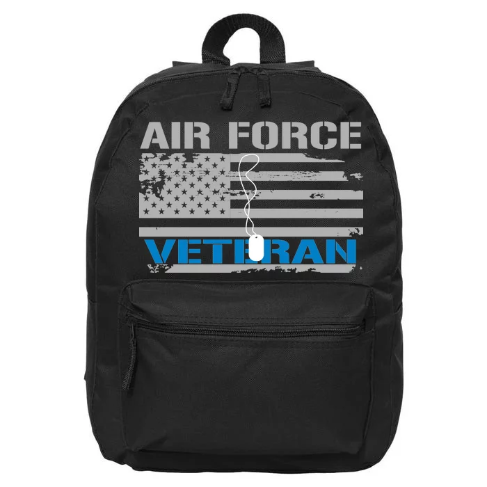 Air Force Veteran Flag 16 in Basic Backpack