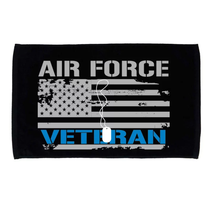 Air Force Veteran Flag Microfiber Hand Towel