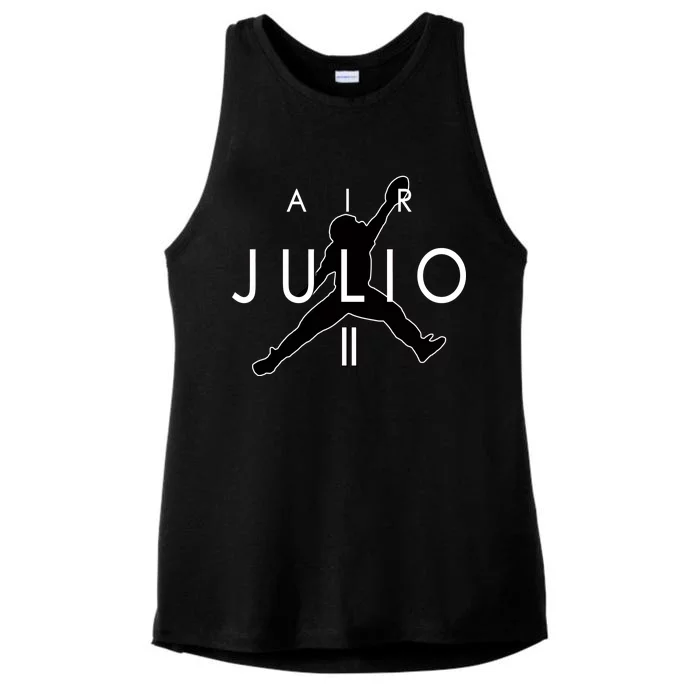 Air Julio Football Atlanta Fan Ladies Tri-Blend Wicking Tank