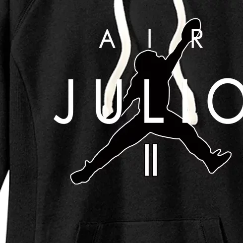 Air Julio Football Atlanta Fan Women's Fleece Hoodie