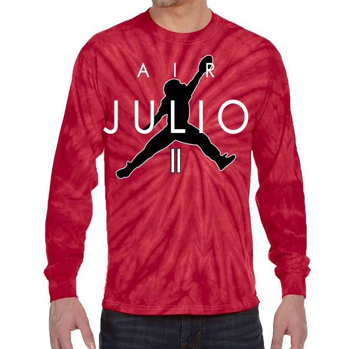 Air Julio Football Atlanta Fan Tie-Dye Long Sleeve Shirt