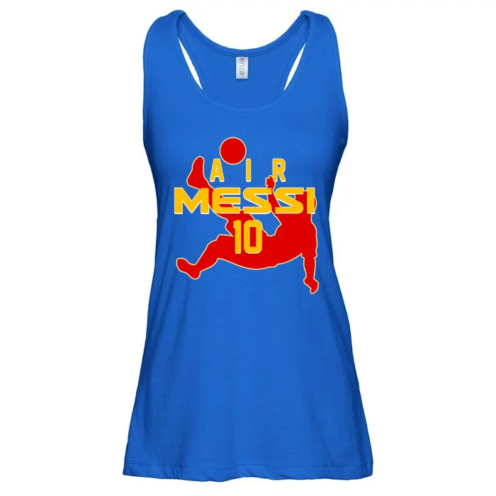 Air Messi No 10 Spain Soccer Futbol Ladies Essential Flowy Tank