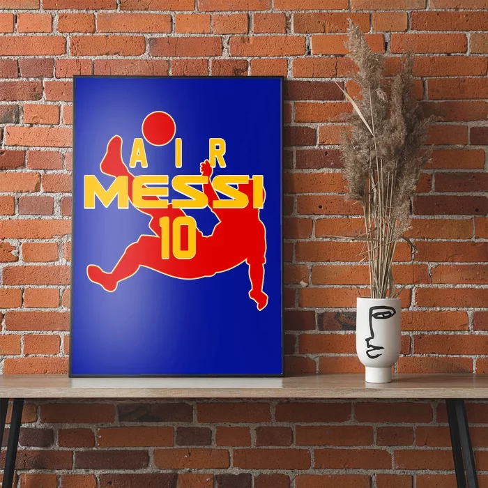 Air Messi No 10 Spain Soccer Futbol Poster