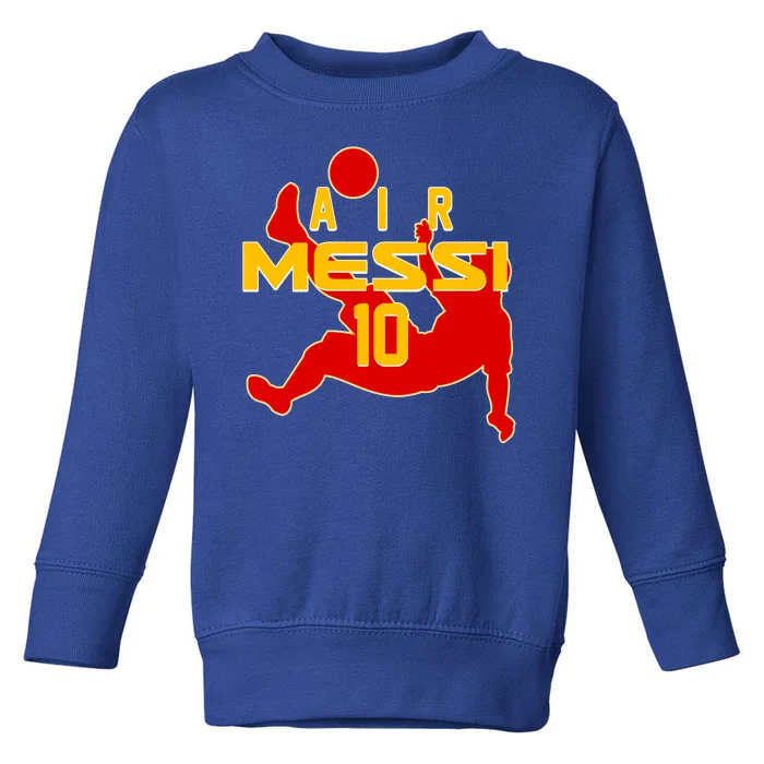 Air Messi No 10 Spain Soccer Futbol Toddler Sweatshirt