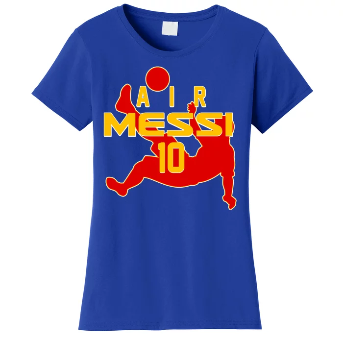 Air Messi No 10 Spain Soccer Futbol Women's T-Shirt