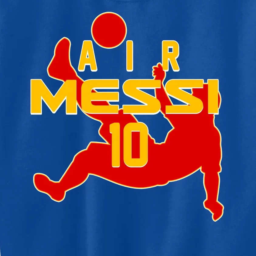 Air Messi No 10 Spain Soccer Futbol Kids Sweatshirt