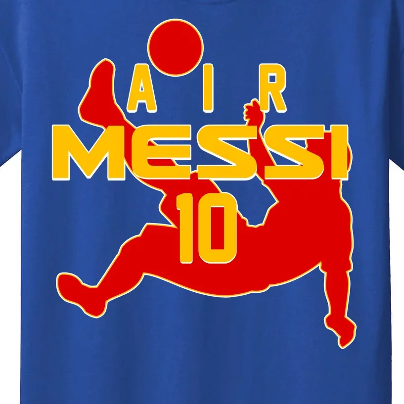 Air Messi No 10 Spain Soccer Futbol Kids T-Shirt