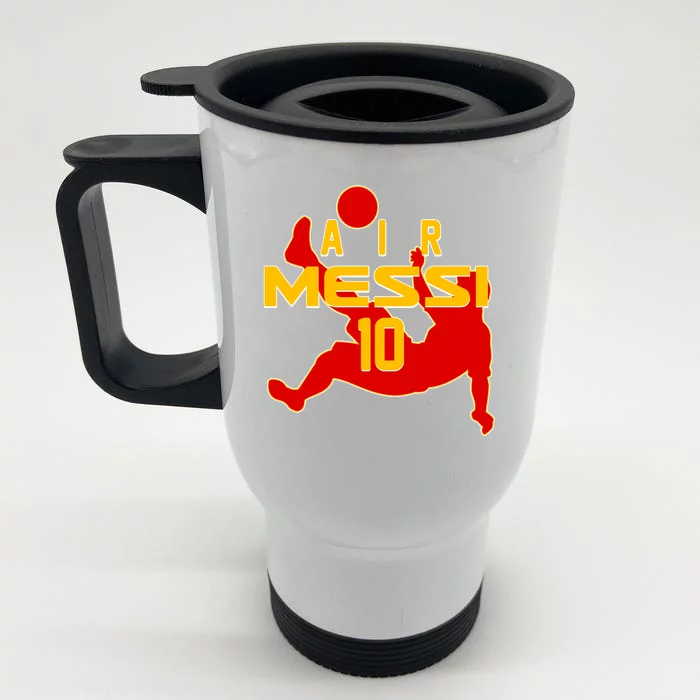 Air Messi No 10 Spain Soccer Futbol Front & Back Stainless Steel Travel Mug