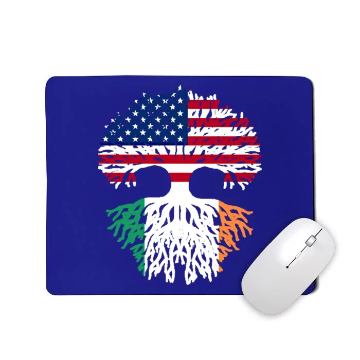 American Irish Roots Flag Gift Mousepad