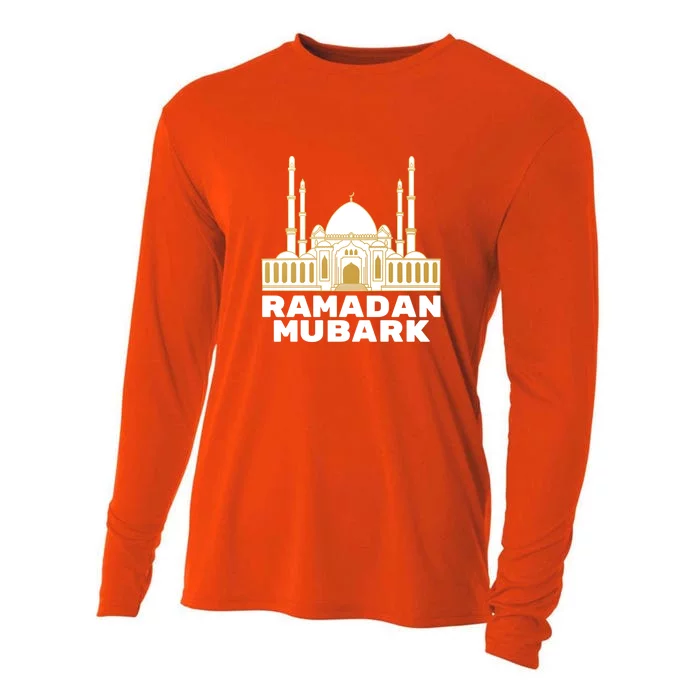 Arabic Islamic Ramadan Mubarak Gift Cooling Performance Long Sleeve Crew