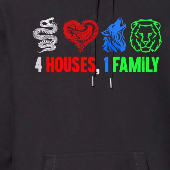 Altruismo IsibindiAmistad Reveur Rca 4 Houses 1 Family Premium Hoodie