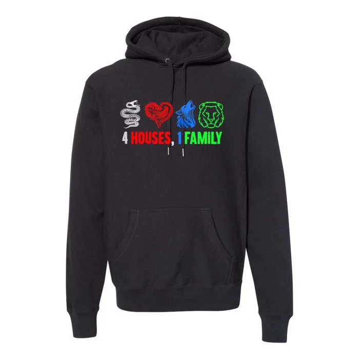 Altruismo IsibindiAmistad Reveur Rca 4 Houses 1 Family Premium Hoodie