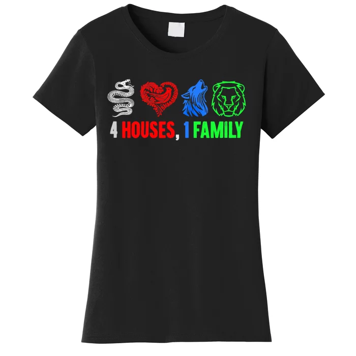 Altruismo IsibindiAmistad Reveur Rca 4 Houses 1 Family Women's T-Shirt