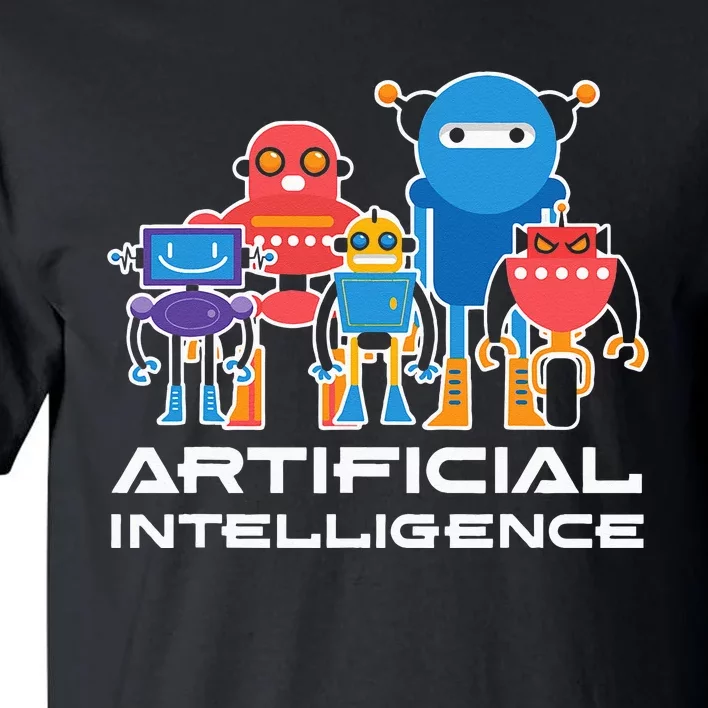 Artificial Intelligence Robots Computer Science AI Tall T-Shirt