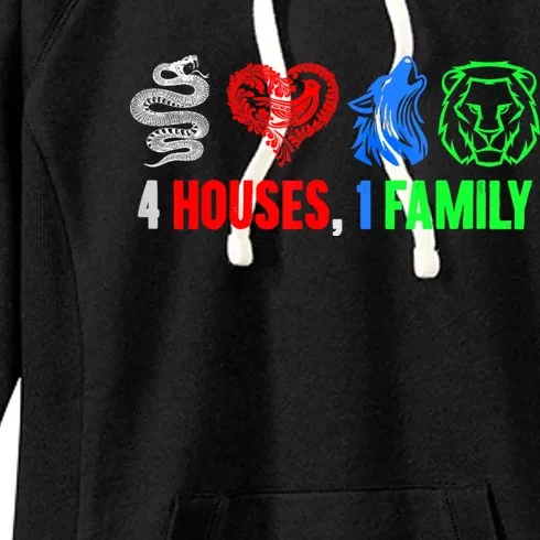 Altruismo IsibindiAmistad Reveur Rca 4 Houses 1 Family Women's Fleece Hoodie