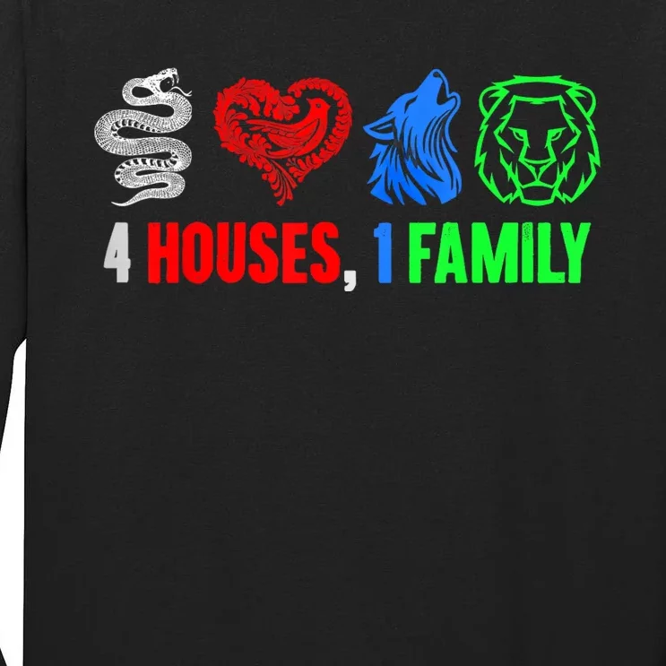 Altruismo IsibindiAmistad Reveur Rca 4 Houses 1 Family Tall Long Sleeve T-Shirt