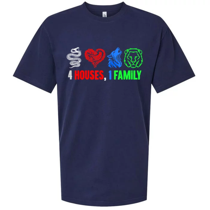 Altruismo IsibindiAmistad Reveur Rca 4 Houses 1 Family Sueded Cloud Jersey T-Shirt