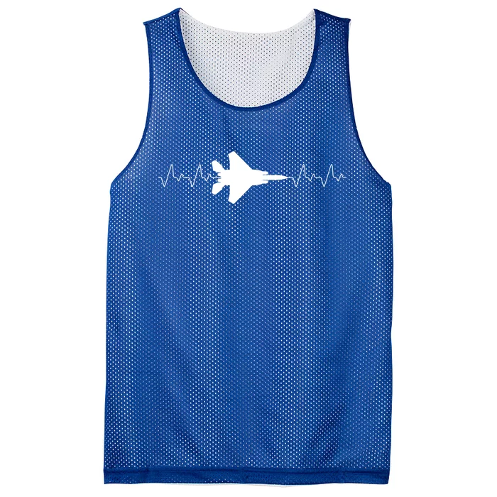 Airplane Pilot Air force Heartbeat Mesh Reversible Basketball Jersey Tank