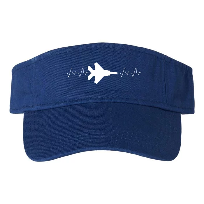 Airplane Pilot Air force Heartbeat Valucap Bio-Washed Visor