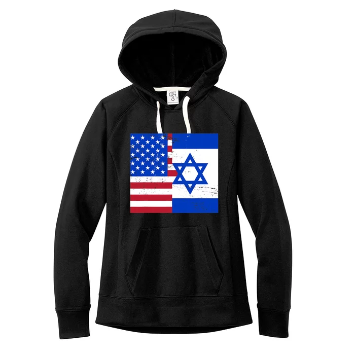 American Israeli Support Israel Women's Fleece Hoodie