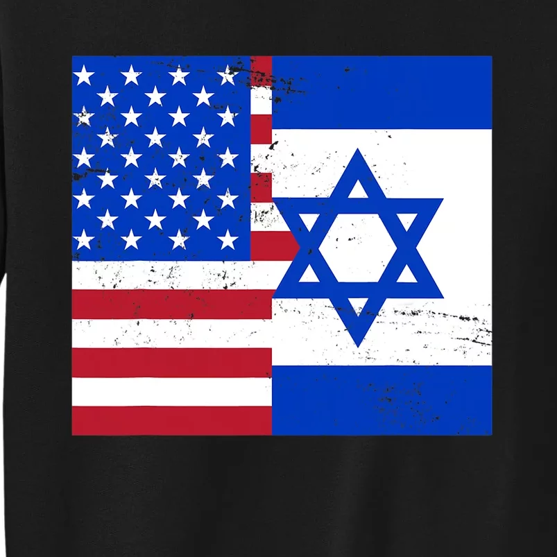 American Israeli Support Israel Tall Sweatshirt