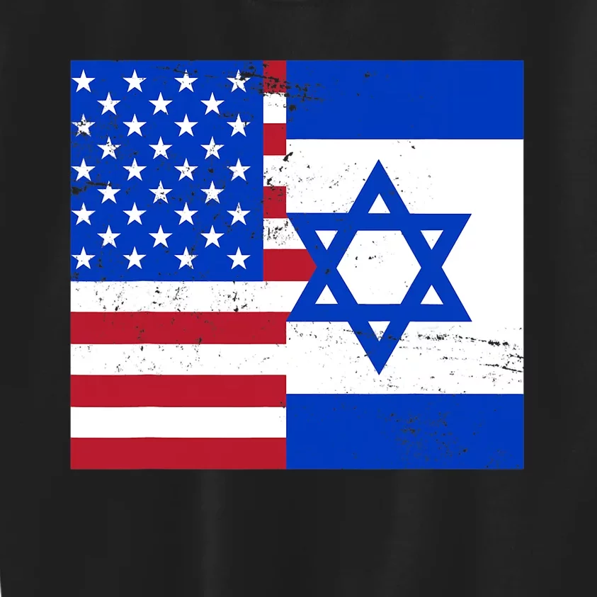 American Israeli Support Israel Kids Sweatshirt