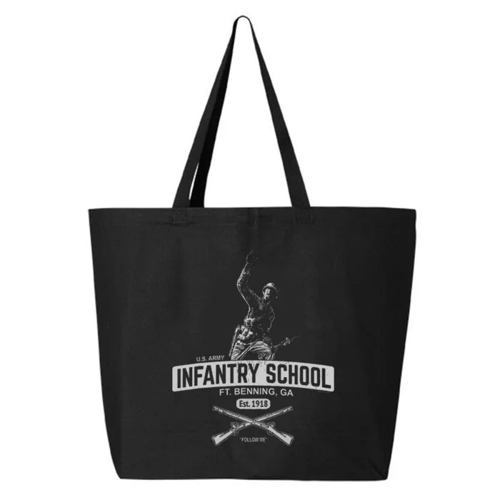 Army Infantry School Fort Benning 25L Jumbo Tote