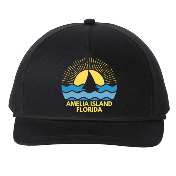 Amelia Island Sailing Snapback Five-Panel Rope Hat