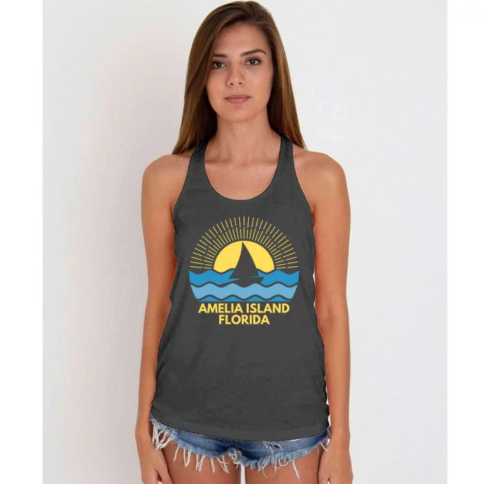 Amelia Island Sailing Women's Knotted Racerback Tank