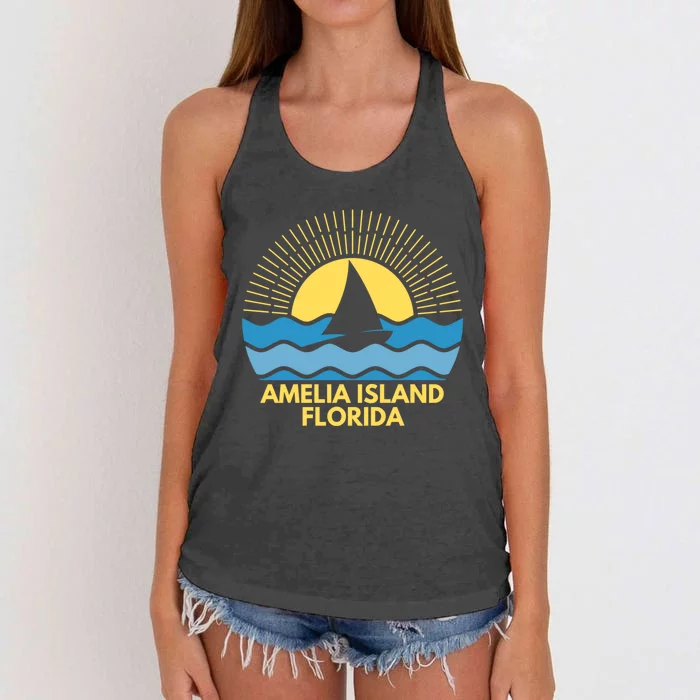 Amelia Island Sailing Women's Knotted Racerback Tank