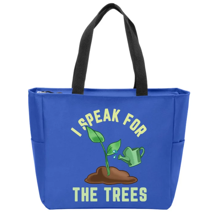 Arboriculturist I Speak For The Trees Arborist Gift Zip Tote Bag