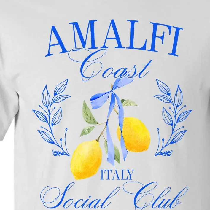 Amalficoast Iitaly Social Club Travel Trip Vacation Lemon Tall T-Shirt