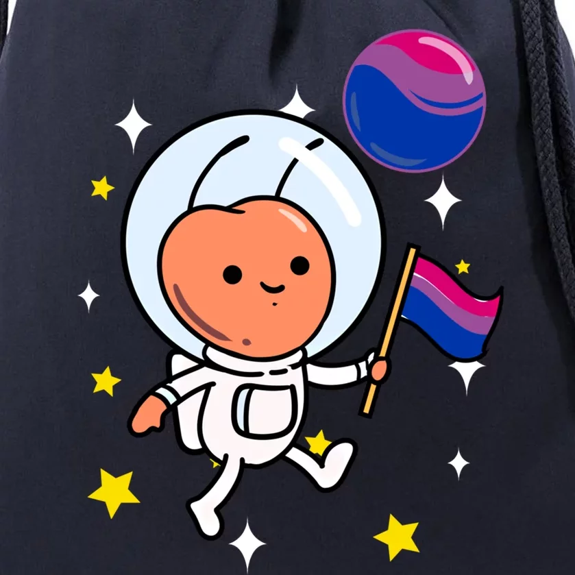 Ant In Space Bisexual Pride Gift Drawstring Bag