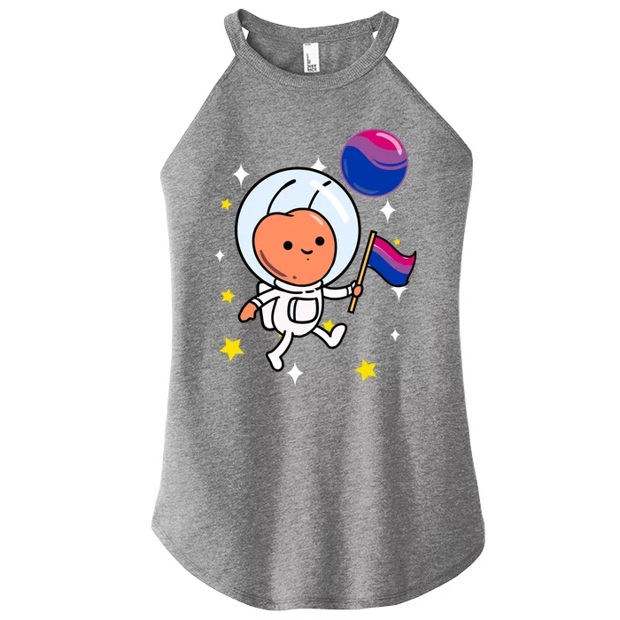 Ant In Space Bisexual Pride Gift Women’s Perfect Tri Rocker Tank