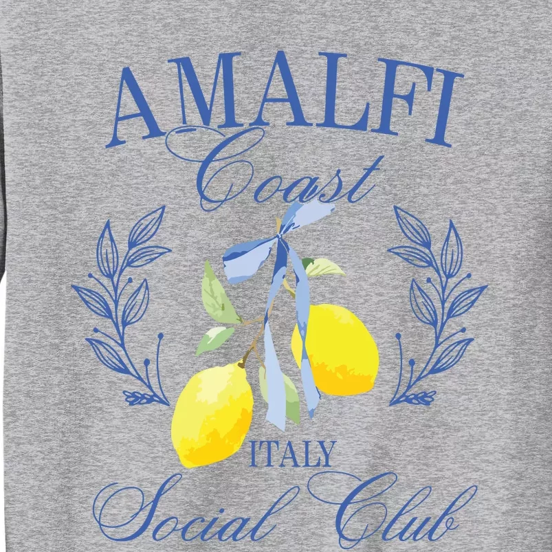 Amalficoast Iitaly Social Club Travel Trip Vacation Lemon Sweatshirt