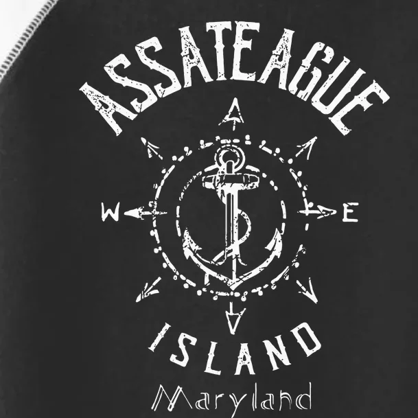 Assateague Island Sailing Boat Souvenir MD Toddler Fine Jersey T-Shirt