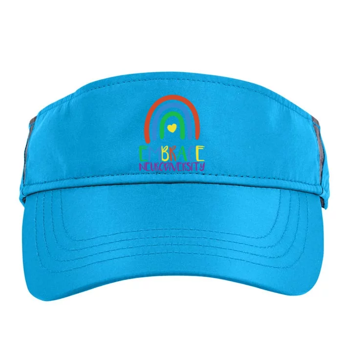 Autism Infinity Symbol Embrace Neurodiversity Gift Adult Drive Performance Visor