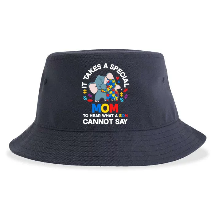 Autism It Takes A Special Mom Autistic Son Proud Autism Mom Sustainable Bucket Hat