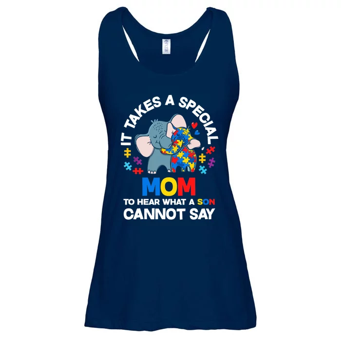 Autism It Takes A Special Mom Autistic Son Proud Autism Mom Ladies Essential Flowy Tank