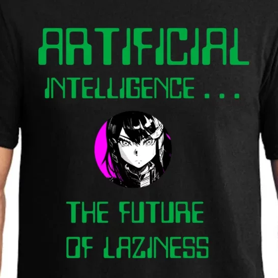 Artificial Intelligence The Future Of Laziness Pajama Set