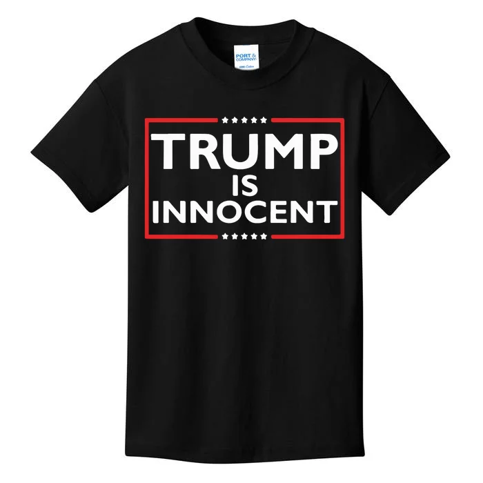 American Islandman Trump Is Innocent Kids T-Shirt