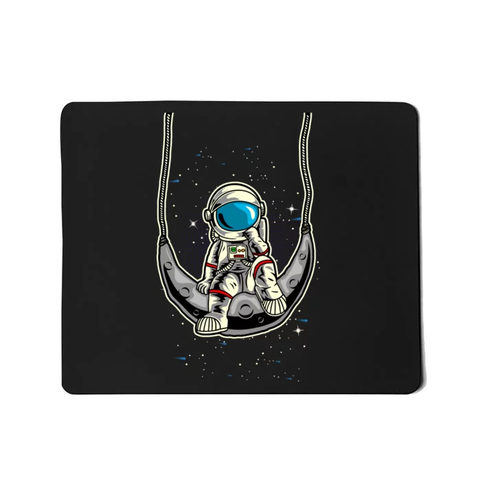 Astronaut In The Moon Mousepad