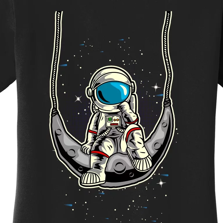 Astronaut In The Moon Women's T-Shirt