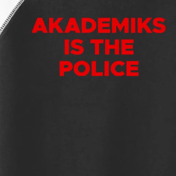 Akademiks Is The P.O.L.I.C.E Toddler Fine Jersey T-Shirt