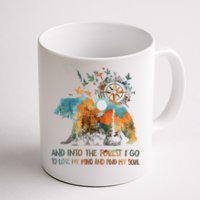 And Into The Forest I Go To Lose My Mind Camping Bear Coffee Mug