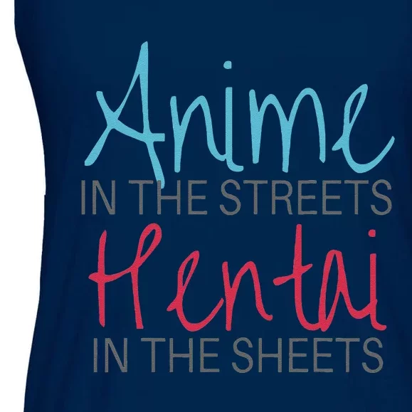 Anime In The Streets Ladies Essential Flowy Tank