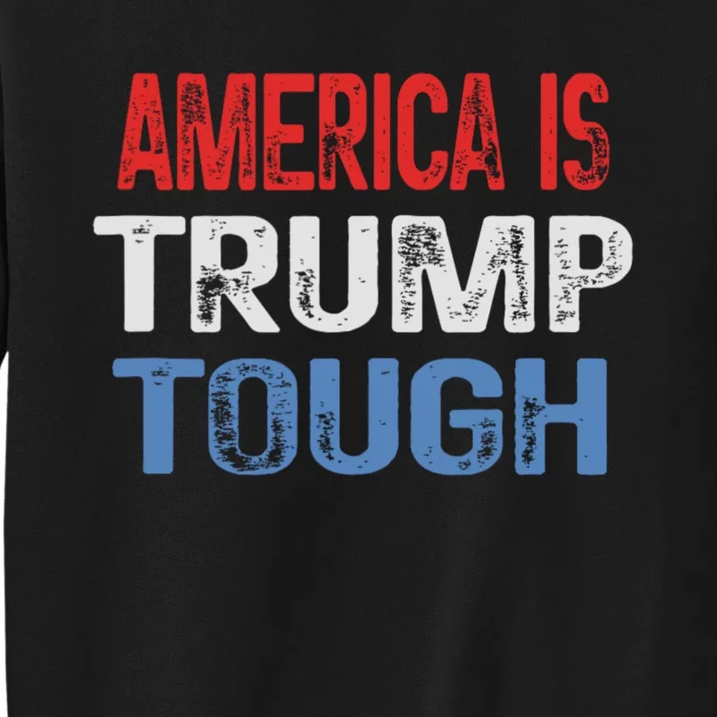 America Is Trump Tough Trump Vance 2024 Tall Sweatshirt