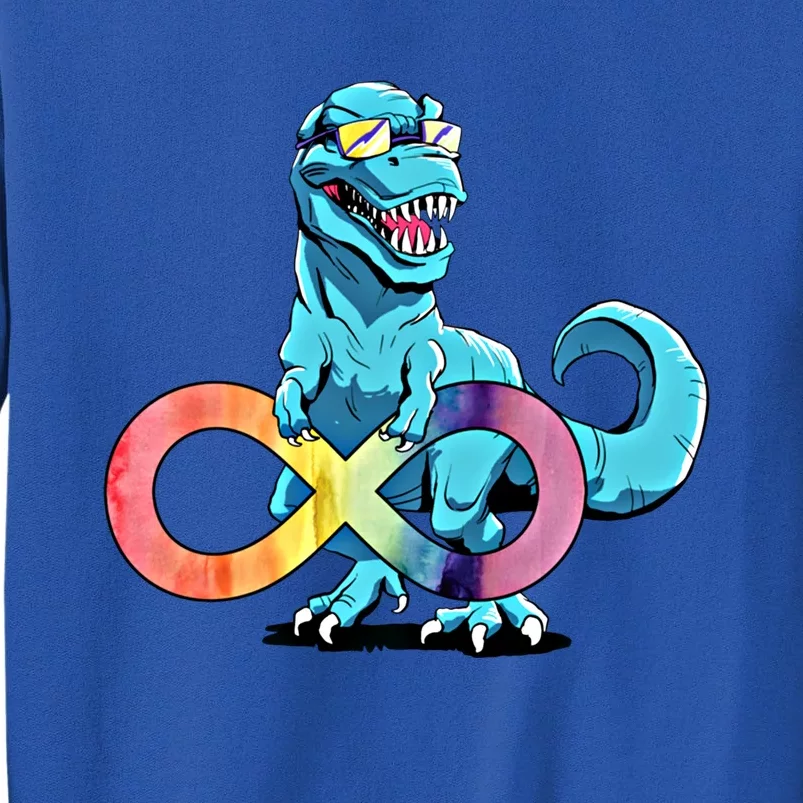 Autism Infinity Trex Dinosaur Gift Sweatshirt